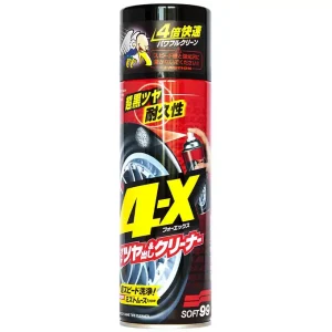 SOFT99 4X TIRE CLEANER, DRESSING PNEUS 470ml