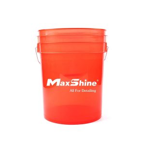 MAXSHINE SEAU TRANSPARENT ROUGE