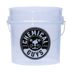 Chemical Guys Heavy Duty Ultra Clear Detailing Bucket 4.25 GAL