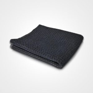 Gaufrette Microfibre Vitres Alchimy7 – Rouge ou Noir (37 x 31 cm) - NOIR